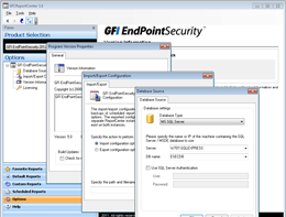 Configuring database source