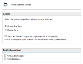 Anti-malware actions